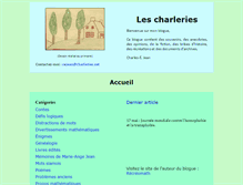 Tablet Screenshot of charleries.net